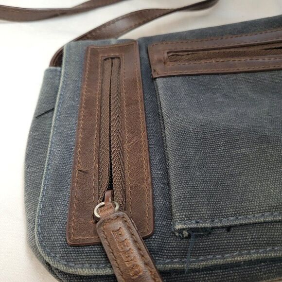 Relic Crossbody Purse handbag retro fabric pockets black hipster Y2K BOHO neutra - Picture 4 of 12